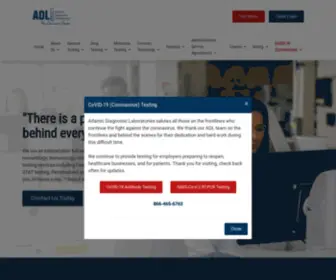 Adllab.net(Atlantic Diagnostic Laboratories) Screenshot