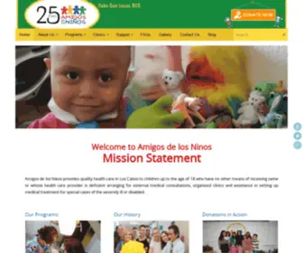 Adlncabo.org(Amigos de los Niños) Screenshot