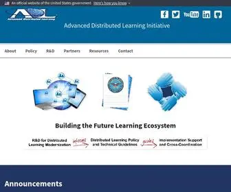 Adlnet.gov(The Advanced Distributed Learning (ADL)) Screenshot
