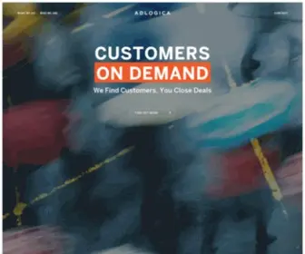 Adlogica.com(Customers On Demand) Screenshot
