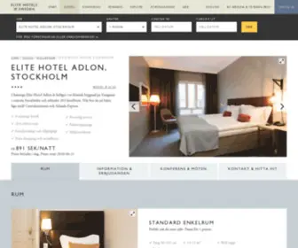 Adlon.se(City Hotel Stockholm) Screenshot