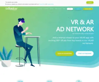 Adlooker.com(VR and AR Ad network) Screenshot