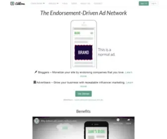 Adlove.com(The endorsement) Screenshot