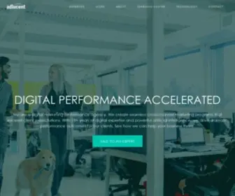 Adlucent.com(Digital Performance Marketing Agency) Screenshot