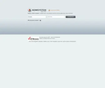 ADM-SYstem.com(Veuillez vous identifier) Screenshot