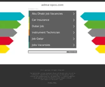 Adma-Opco.com(Adma Opco) Screenshot