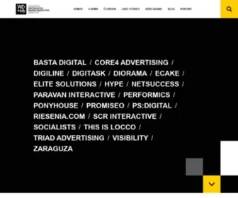 Adma.sk(Asociácia digitálnych marketingových agentúr (ADMA)) Screenshot