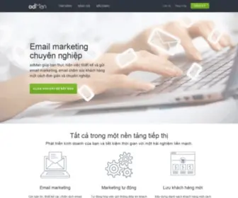 Adman.vn(Dịch vụ email marketing chuyên nghiệp) Screenshot