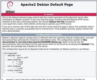 Admanagerusatoit.com(Apache2 Debian Default Page) Screenshot