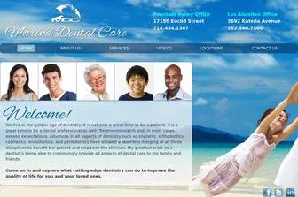 Admarinadentalcare.com(Marina Dental Care) Screenshot