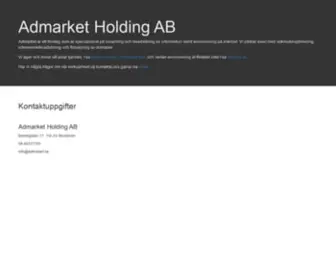 Admarket.se(Sökmotoroptimering & Internetmarknadsföring) Screenshot