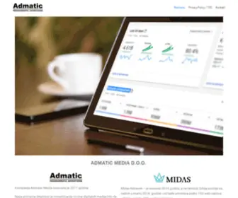 Admatic.rs(Professional managed monetization solutions) Screenshot