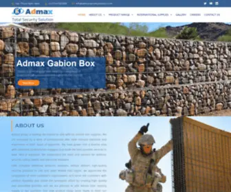 Admaxsecuritysolution.com(Admax group) Screenshot