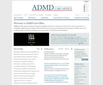 Admdlaw.com(ADMD Law Office) Screenshot