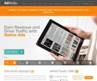 Admedia.com(Premier Advertising Network) Screenshot