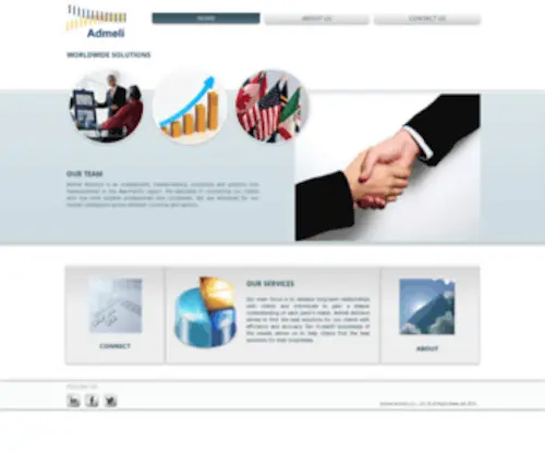 Admeli-Advisors.com(Admeli Advisors I Worldwide Solutions) Screenshot