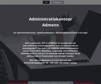 Admenn.nl(Administratiekantoor Admenn) Screenshot