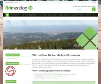 Admention.de(Admention Media GmbH) Screenshot