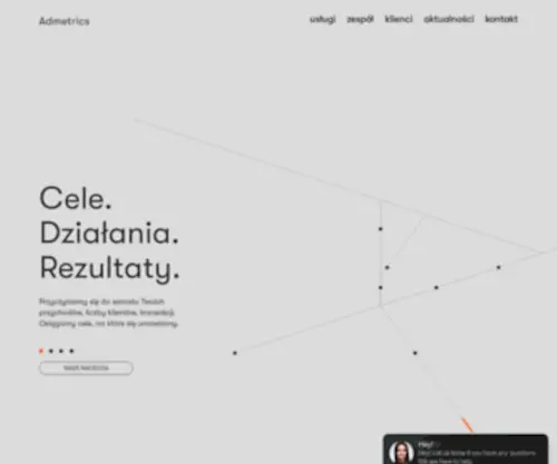 Admetrics.pl(Agencja marketingowa Admetrics) Screenshot