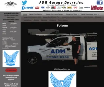 AdmGaragedoors.com(ADM Garage Doors) Screenshot