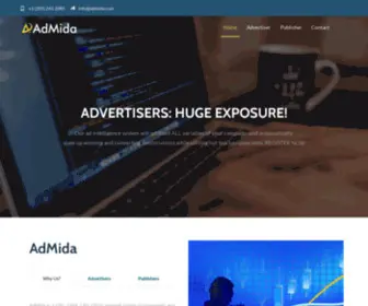 Admida.com(Cognate Responsive web template) Screenshot