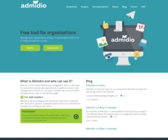 Admidio.org(Free online membership management software) Screenshot
