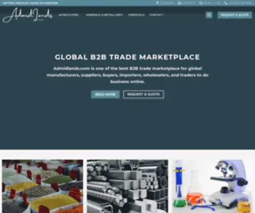 Admidlands.com(Global B2B Trade Marketplace) Screenshot