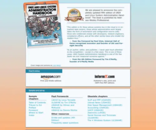 Admin.com(UNIX and Linux System Administration Handbook) Screenshot