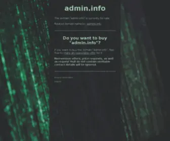 Admin.info(Admin info) Screenshot