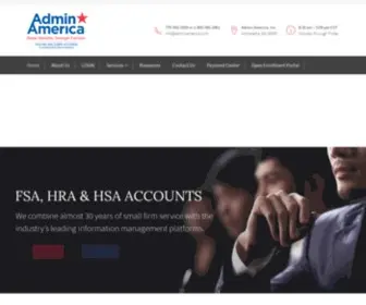 Adminamerica.com(Admin America) Screenshot