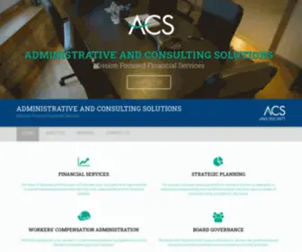 Adminconsultingsolutions.com(Mission Focused Financial Services) Screenshot