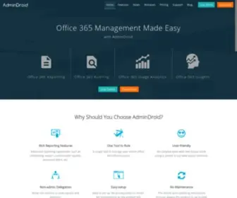 Admindroid.com(Office 365 Complete Solution) Screenshot