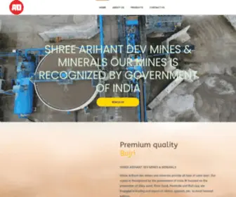 Adminesminerals.com(Mines & Minerals) Screenshot