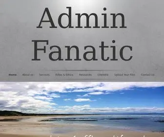 Adminfanatic.com(Admin Fanatic) Screenshot