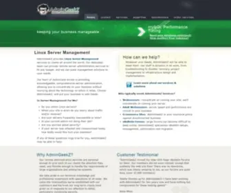 Admingeekz.com(Linux Server Management) Screenshot