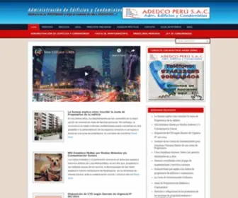 Administraciondeedificiosycondominios.com(Administración) Screenshot