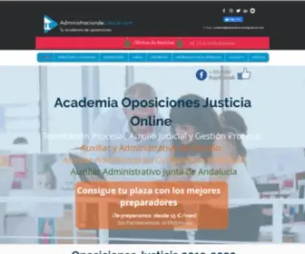 Administraciondejusticia.com(Mejor Academia de Oposiciones de Justicia con Mayor Índice Aprobados (+ de 10 años de Experiencia)) Screenshot