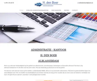 Administratiekantoorhdenboer.nl(Administratiekantoor H) Screenshot