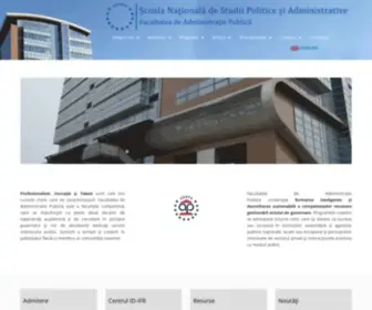 Administratiepublica.eu(Facultatea de Administratie Publica) Screenshot