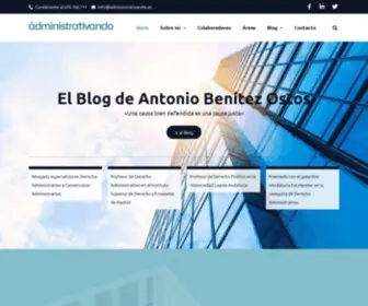 Administrativando.es(➨ Primer despacho de abogados en España especializados en Derecho Administrativo y Contencioso) Screenshot