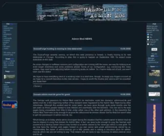 Adminmod.org(HALF-LIFE Admin Mod) Screenshot