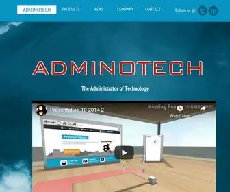 Adminotech.com(Admino Technologies) Screenshot