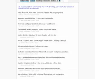 Admins-Web.de(IT-News Aggregator) Screenshot