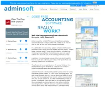 Adminsoftware.biz(Adminsoft Accounts) Screenshot