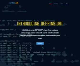 Adminuslabs.net(Cyber-Threat Research & Intelligence) Screenshot
