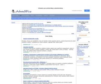 Adminxp.cz(Průvodce pro začátečníky a administrátory) Screenshot