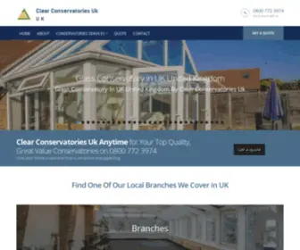 Admiralresidential.co.uk(Clear Conservatories Uk Call) Screenshot