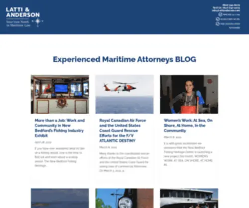 Admiraltylawyer.com(Experienced National Maritime Attorney in Boston BLOG) Screenshot