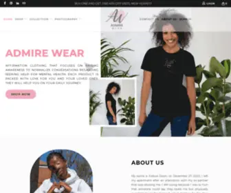 Admirewear.com(Admire Wear) Screenshot