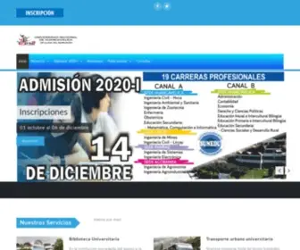 Admisionunh.edu.pe(OFICINA DE ADMISI) Screenshot